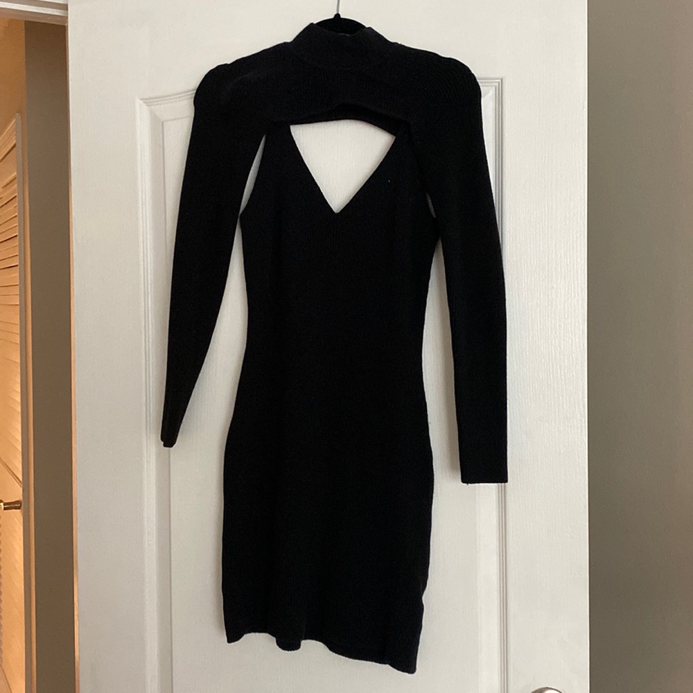 Black Abercrombie sweater dress